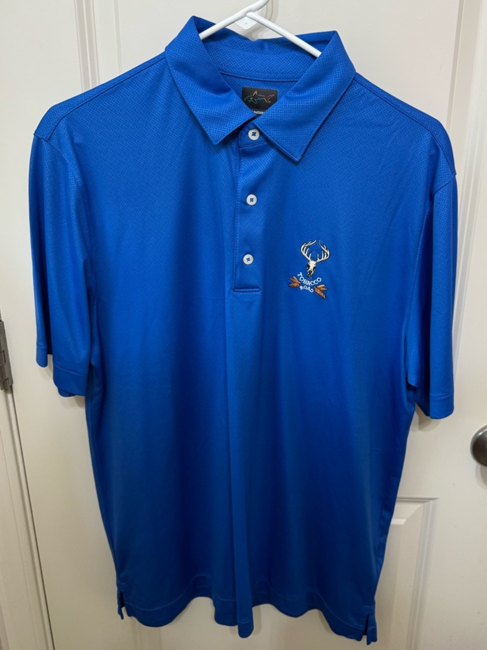 Men's Blue Tobacco Road Polo Shirt